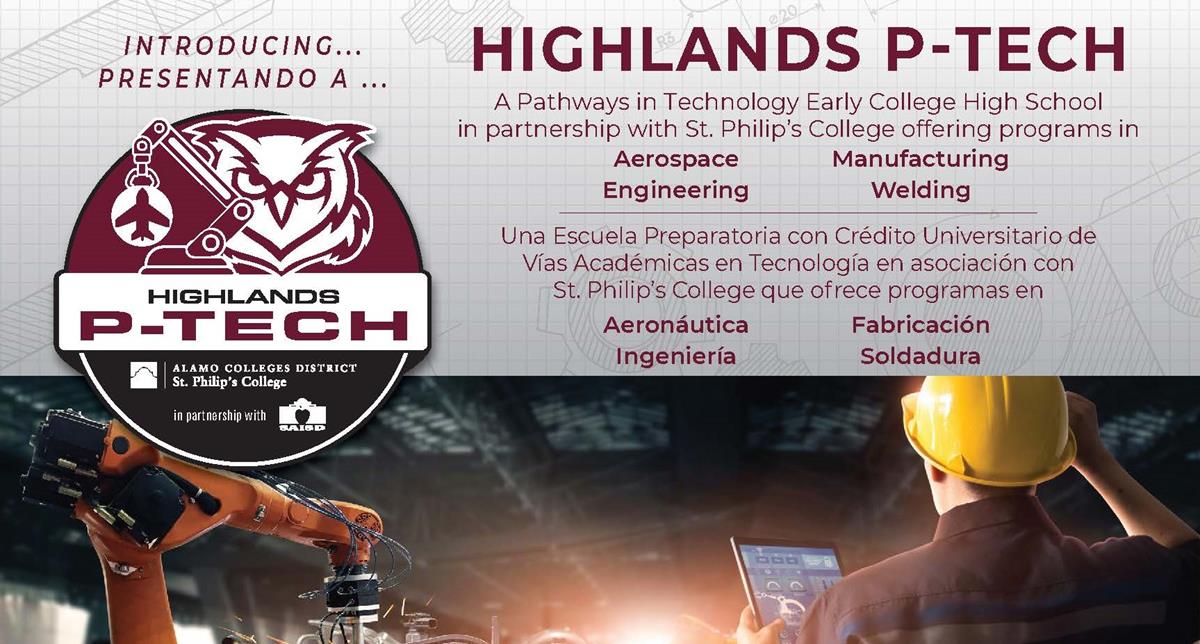 Highlands P-TECH Flyer Image